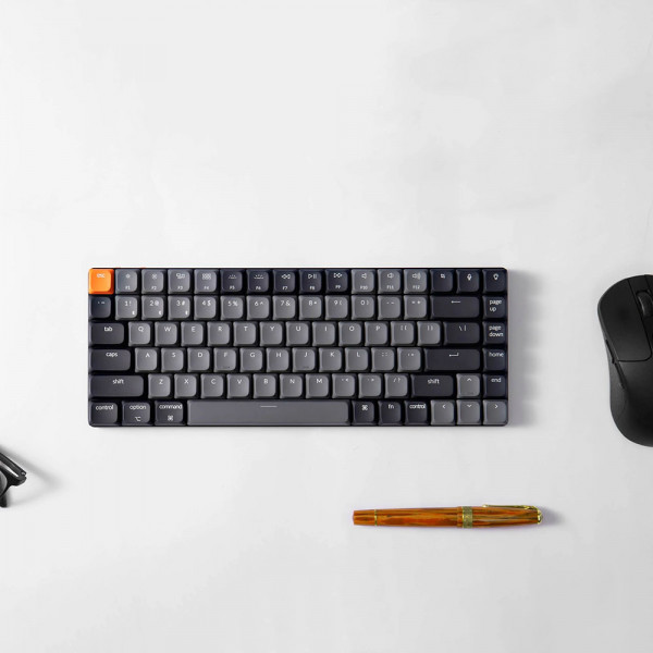 Keychron K3 QMK (Ver.3) Wireless White Backlight (Keychron Milk POM Red Switch)